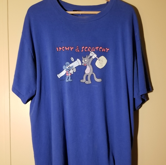 SOLD💥03 Itchy And Scratchy tee - Picture 1 of 6